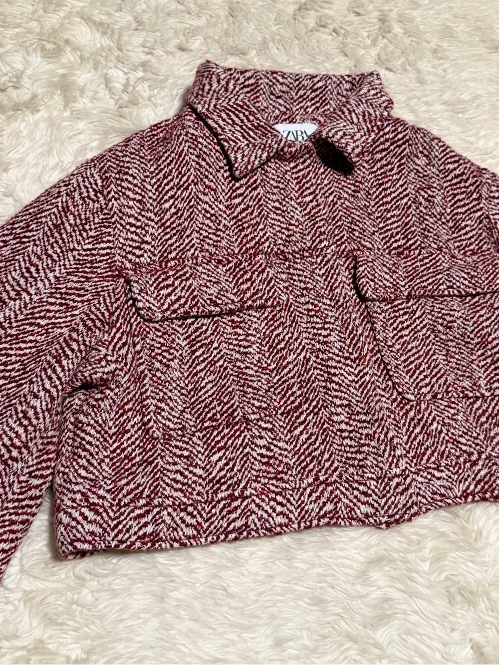 Zara kids burgundy