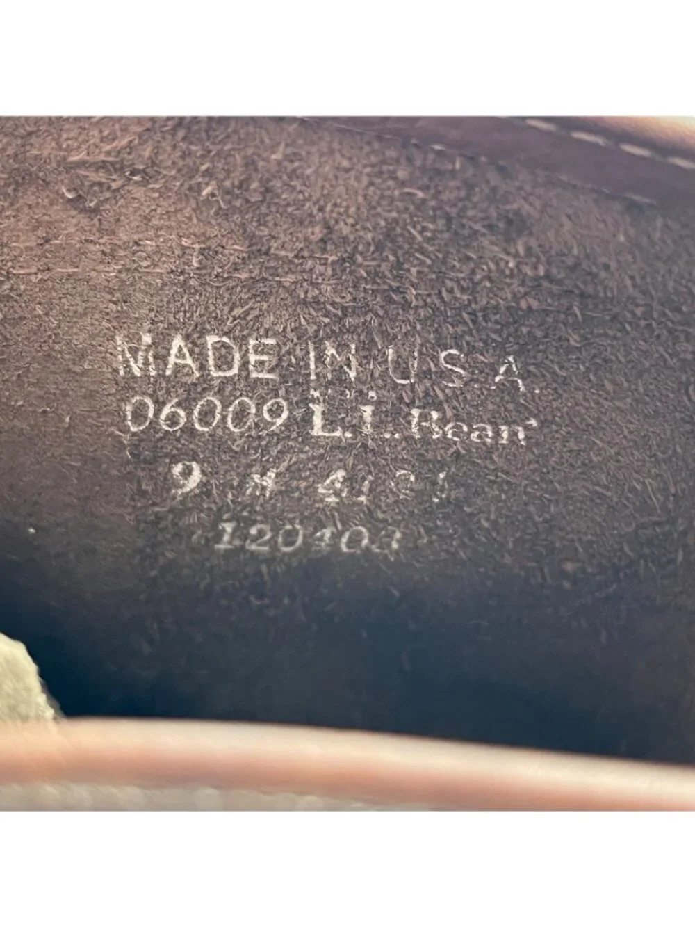 L.L. Bean actual product