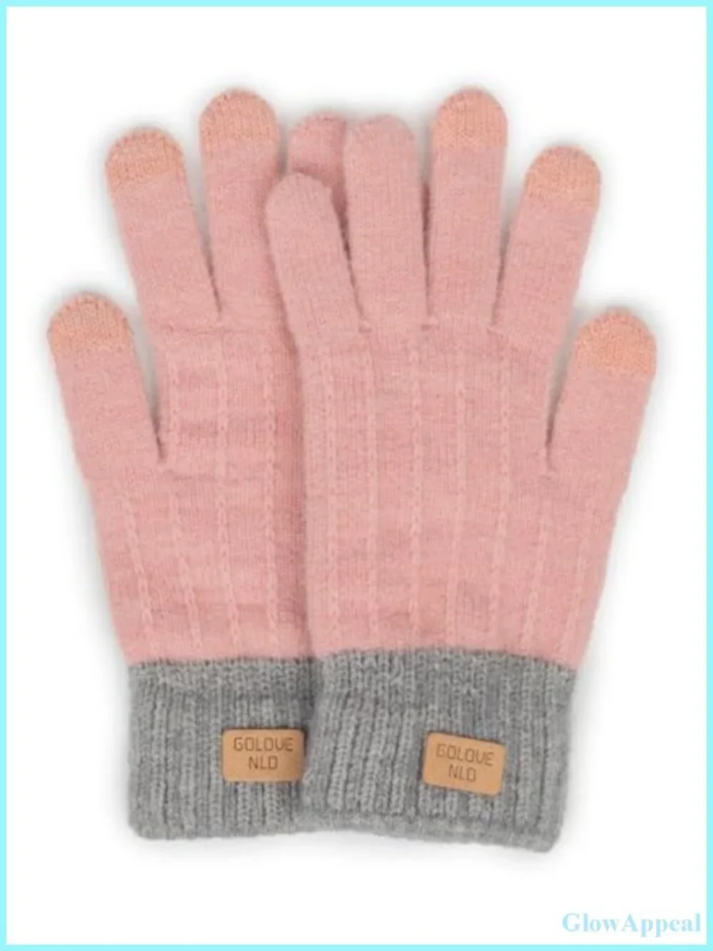 Women's Knit Winter Gloves Touchscreen Thermal Texting Gloves