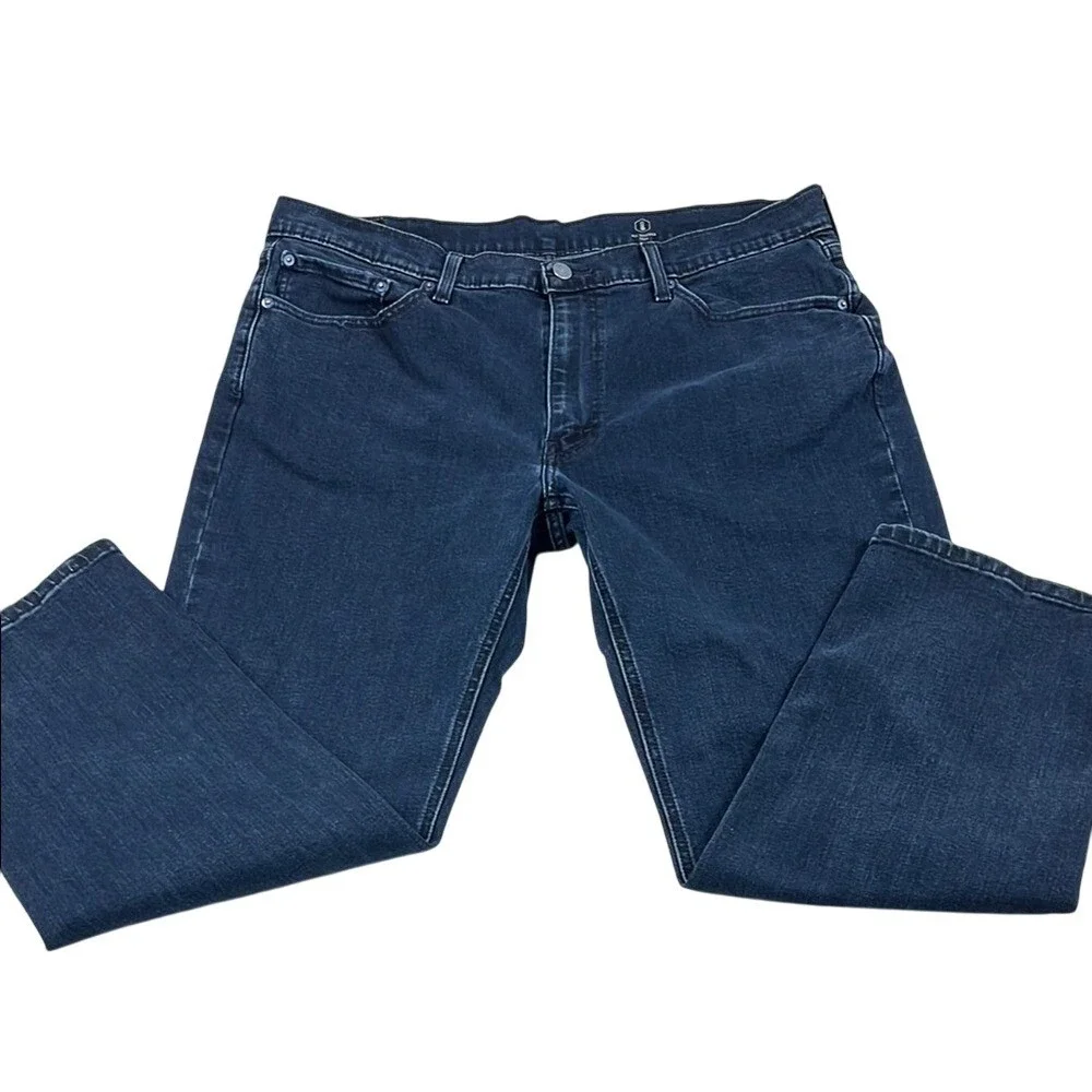 Levis 541 Dark Wash Straight‎ Leg All Seasons Tech Jeans Mens Size 38 x 30