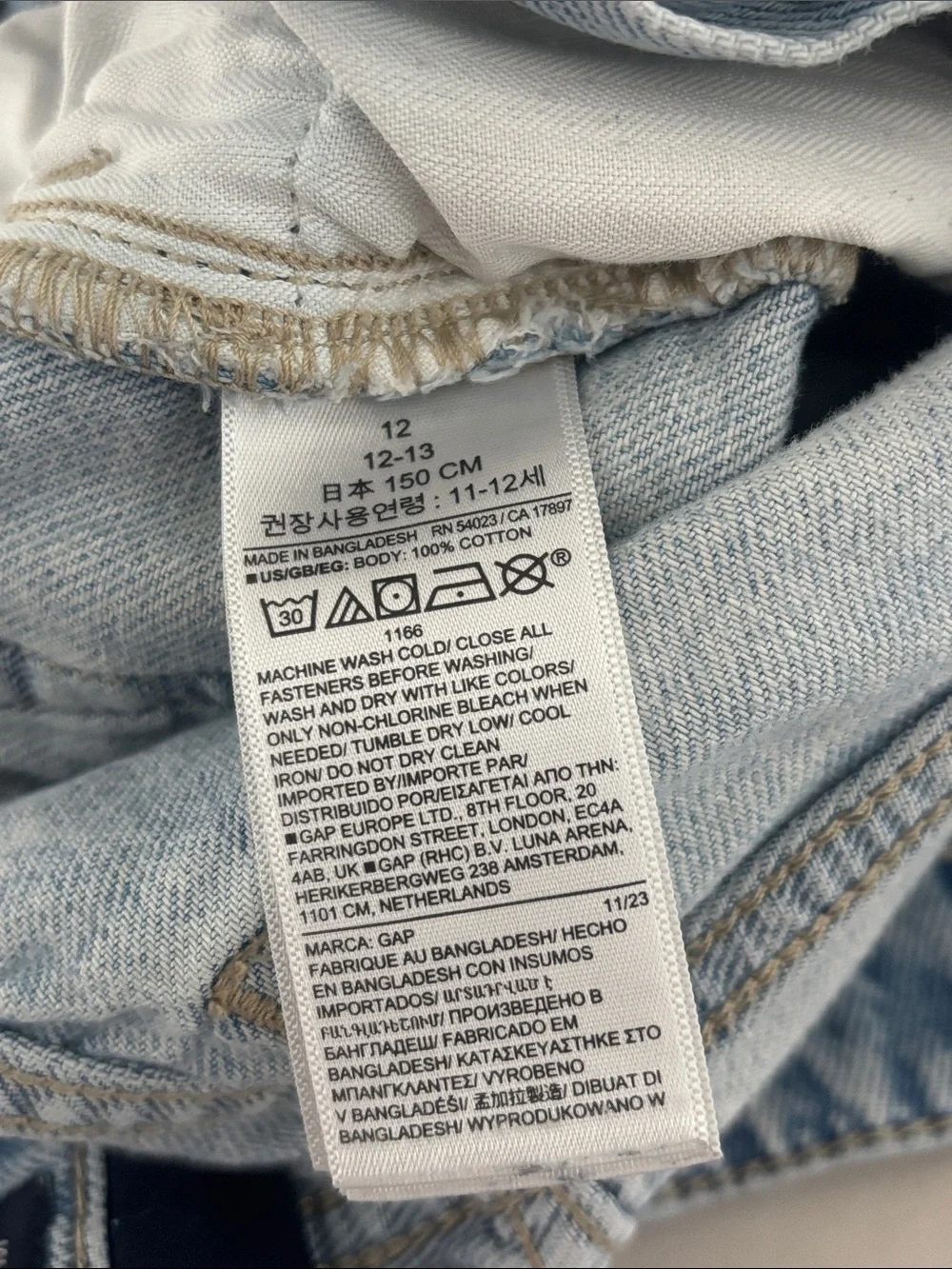 GAP light blue