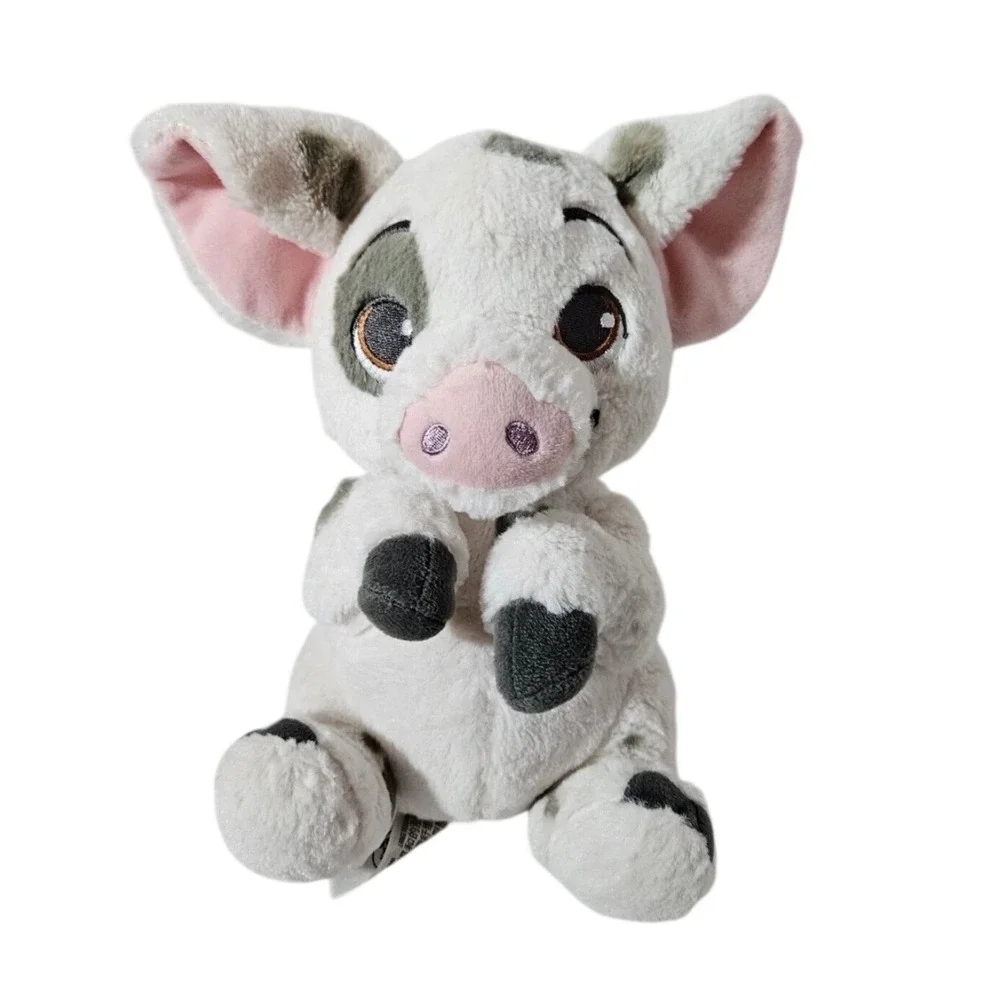Disney Parks Moana Pua Pig Plush Stuffed Animal 8in Voyager Island Movie Hei Hei