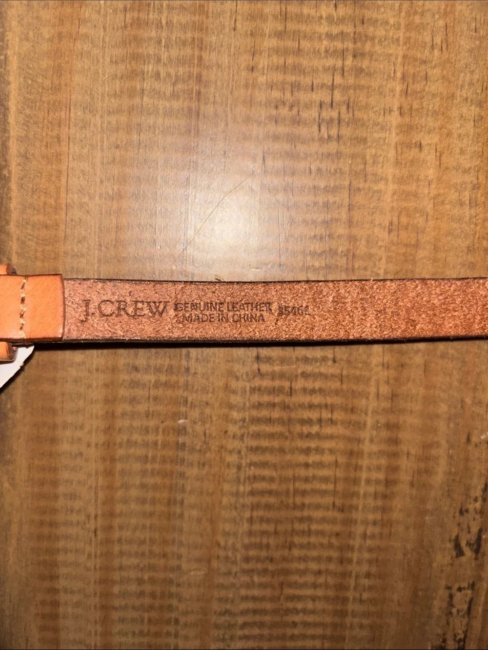 J. Crew tan leather