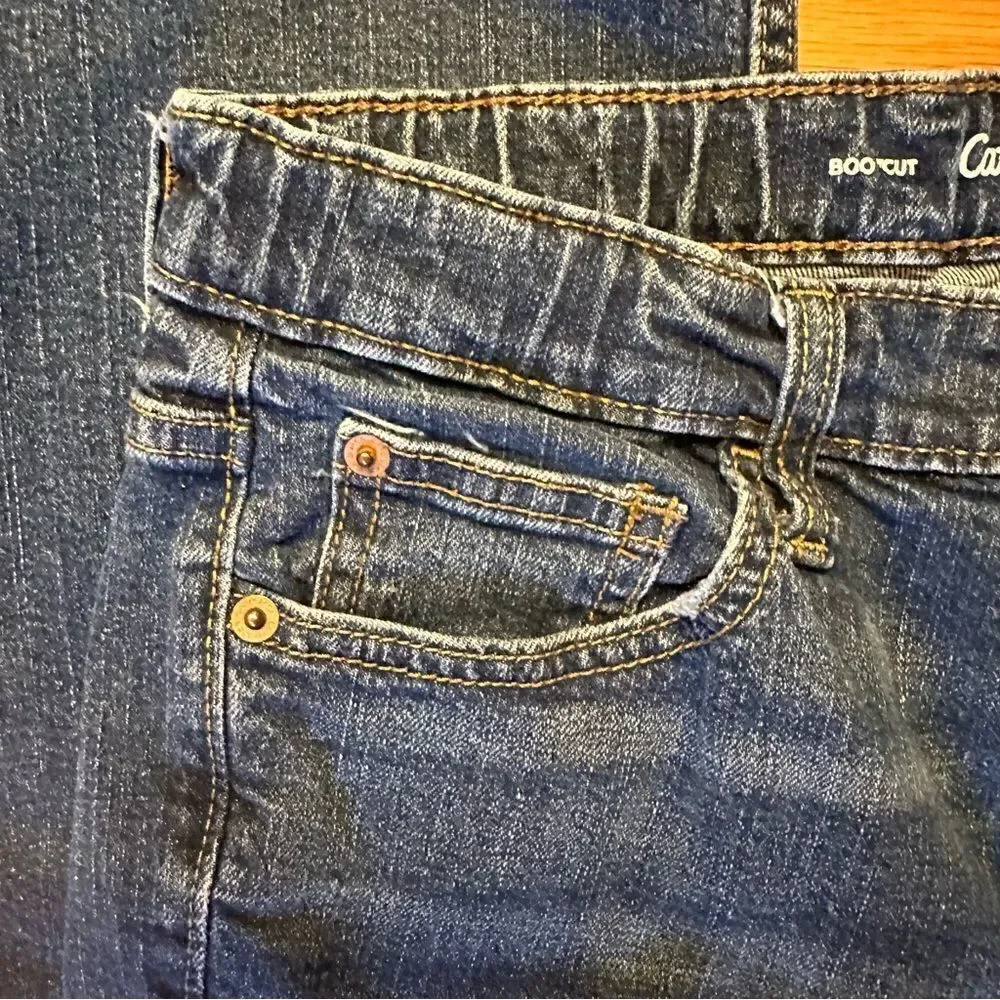 Cat & Jack bootcut Jeans Medium Wash  Ultimate Stretch Faded size 16