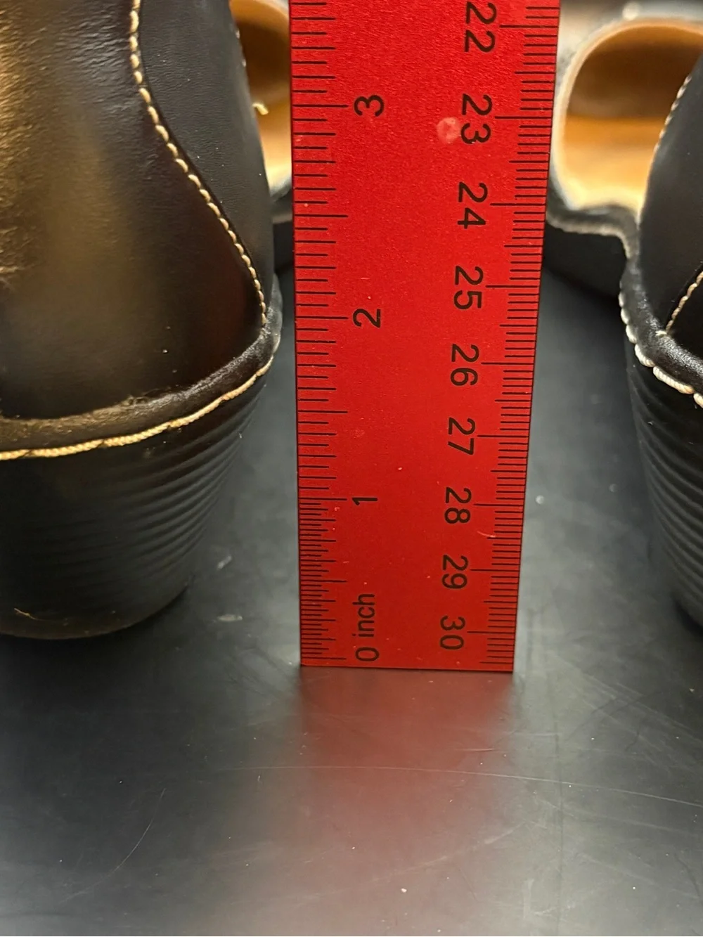 Clarks classic black