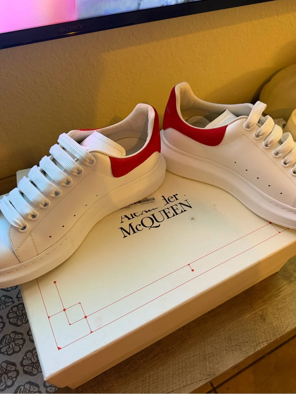 Alexander McQueen sleek white
