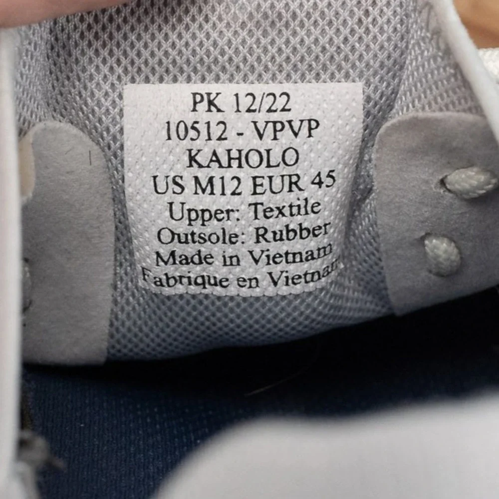 OLUKAI Kaholo Men's Size 12 Athletic Sneakers Gray Navy Blue