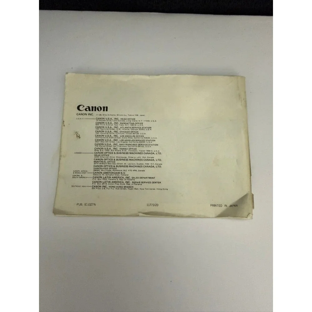 Canon original ae