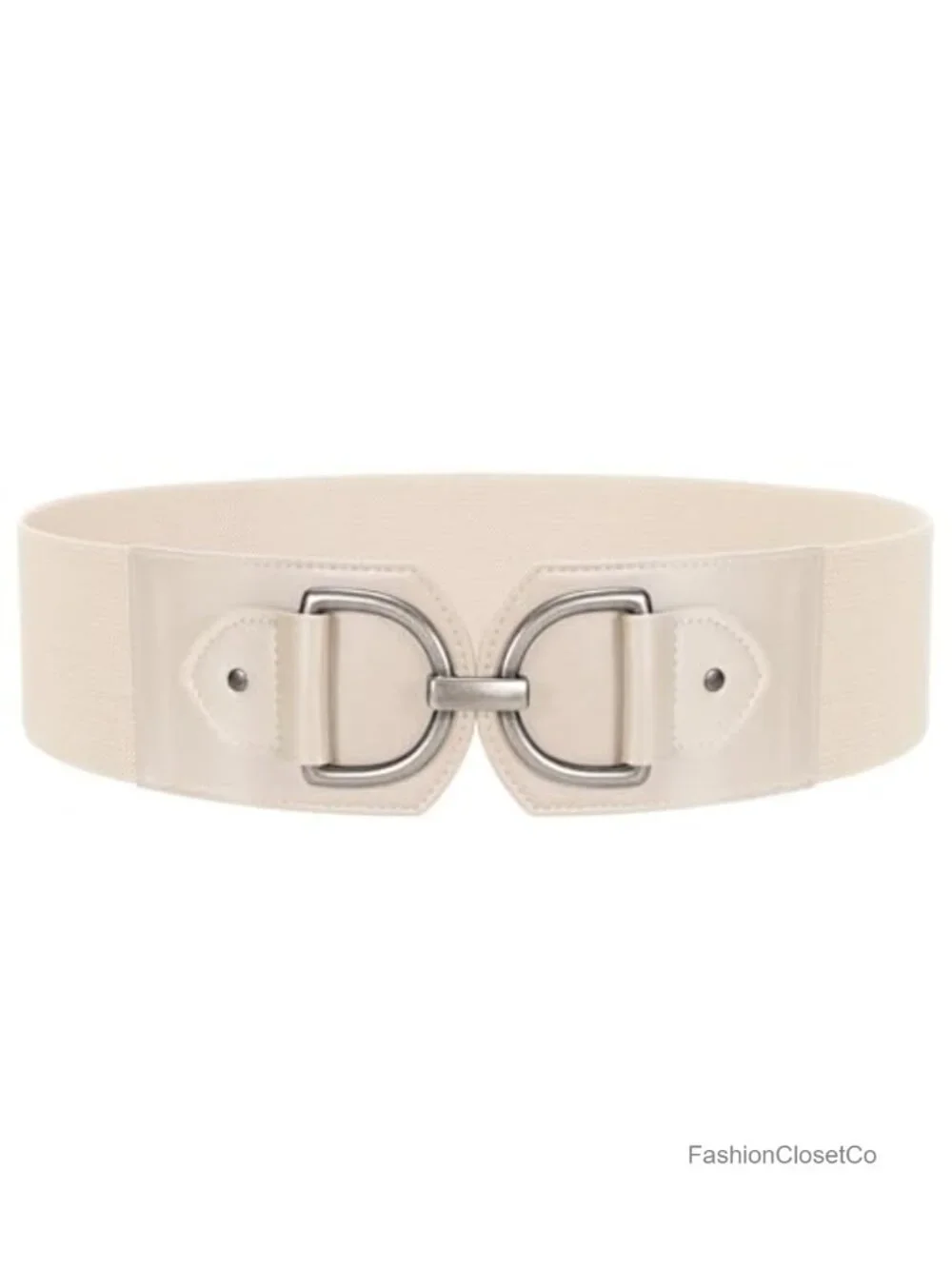 Wide Stretch Belt for Dresses Vintage Chunky Buckle Women Waist Belt