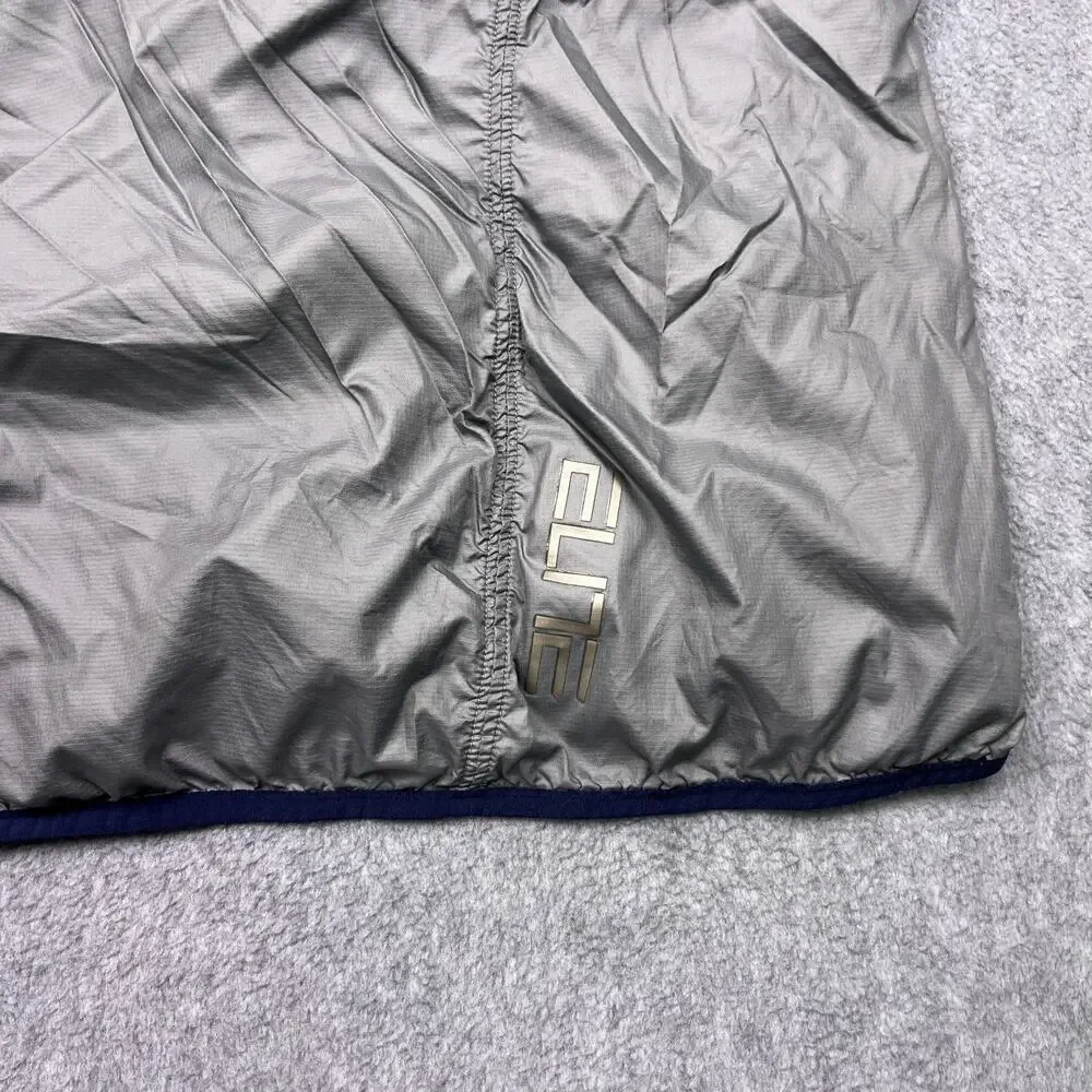 Nike‎ Elite Syracuse University Vest Mens XL Length +2 Gray Mesh Full Zip