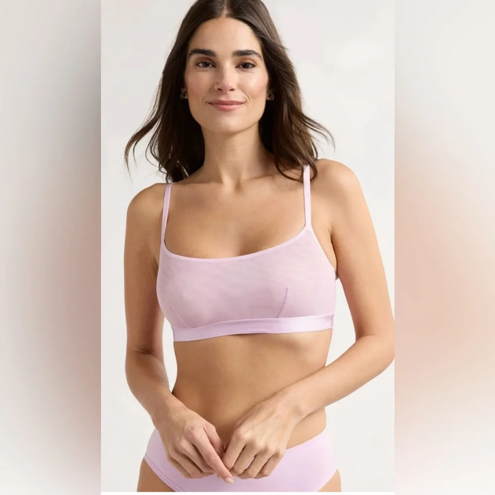 Joyspun’s Women’s Lilac Mesh Bralette! NWT! Size XXL!‎ NWOT!