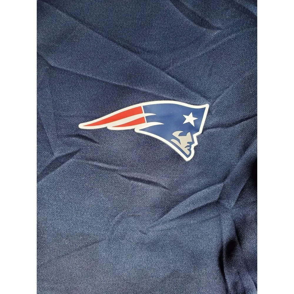 Mens NFL Team Apparel New England Patriots Quarter Zip Shirt Pullover Size Small