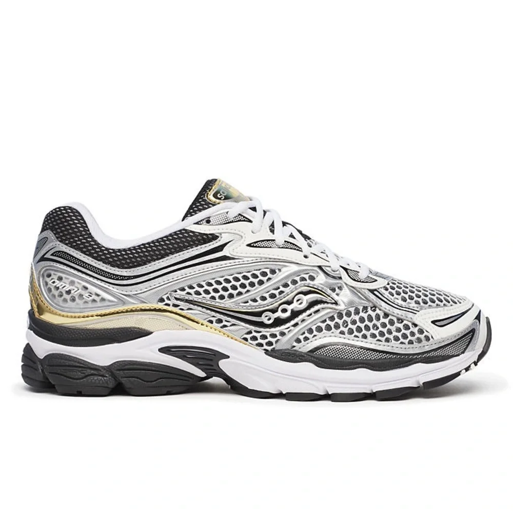 Saucony Progrid Omni 9‎ Men's Size 9.5 Women’s size 11 In Silver/Gold NWT In Box