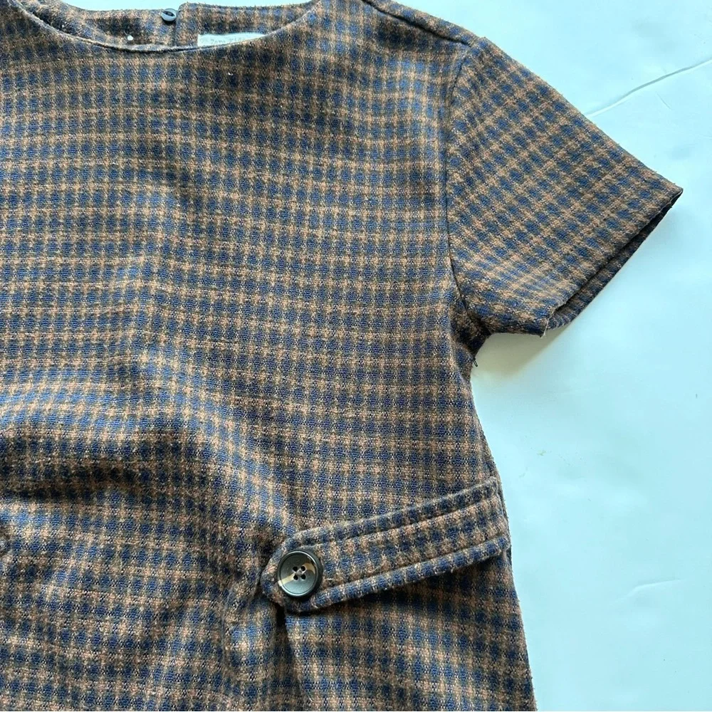 Zara brown blue