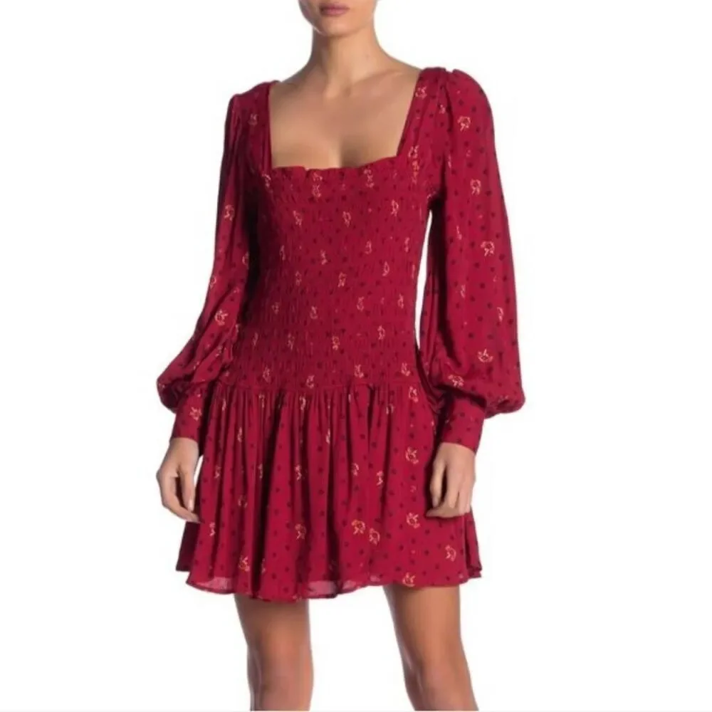 Free People Two Faces Mini Dress