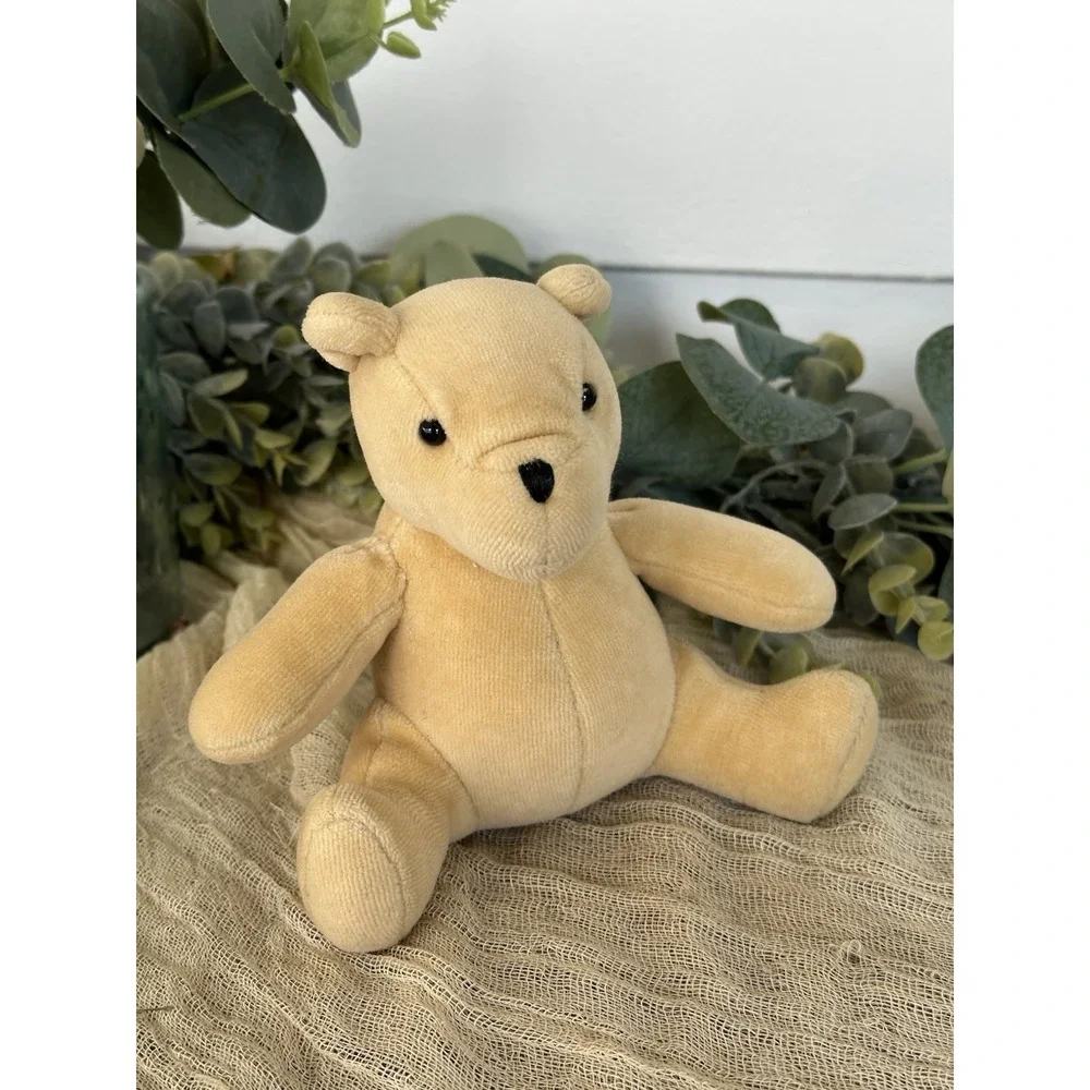 Vintage‎ Disney Classic Pooh Winnie Stuffed Animal Plush Gund Small Rattle Toy