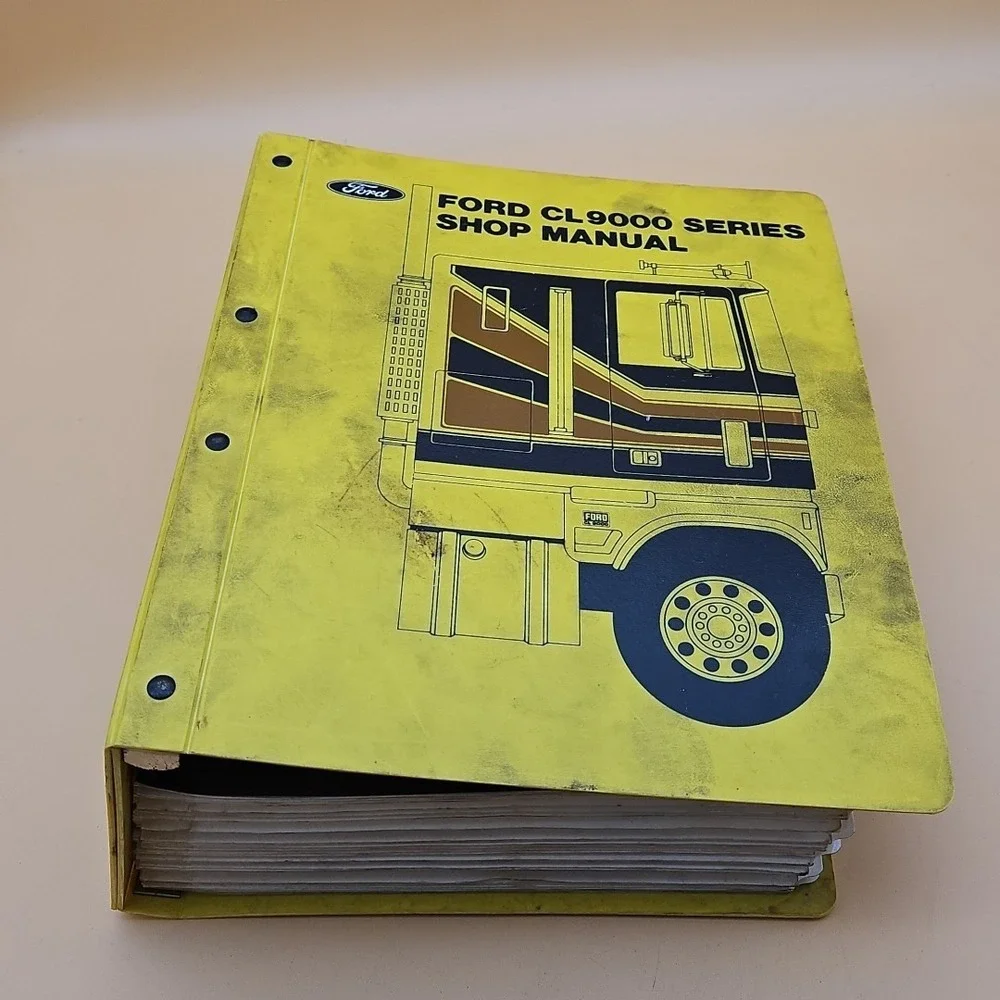 Vintage‎ Ford CL9000 Series Shop Manual Binder Semi Trucks