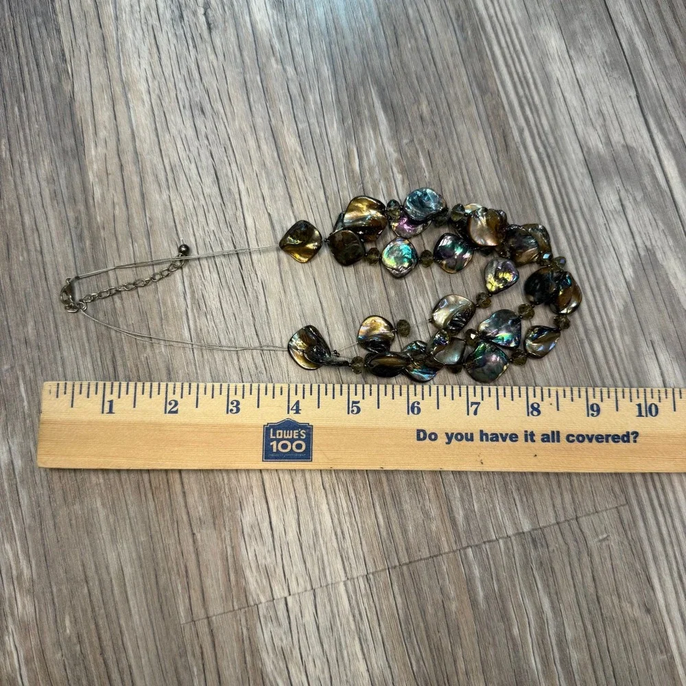 Unbranded iridescent abalone