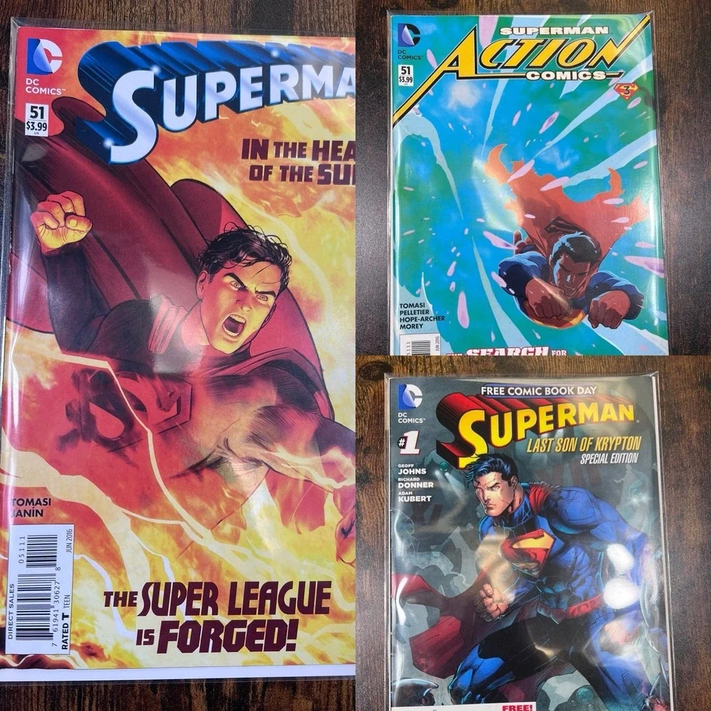 Lot Of 3 Superman #51 Vol. 3‎ 2016 DC Comics High Grade Comic Book