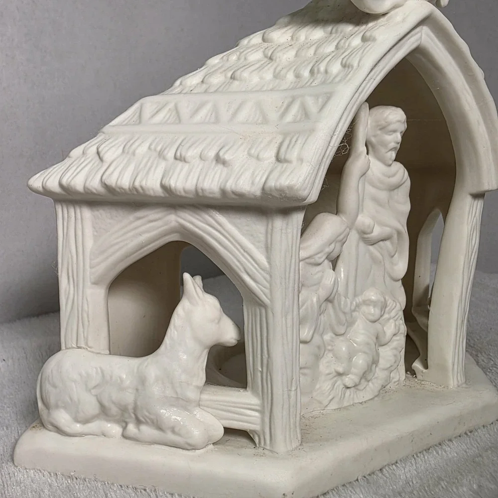 PartyLite nativity candle