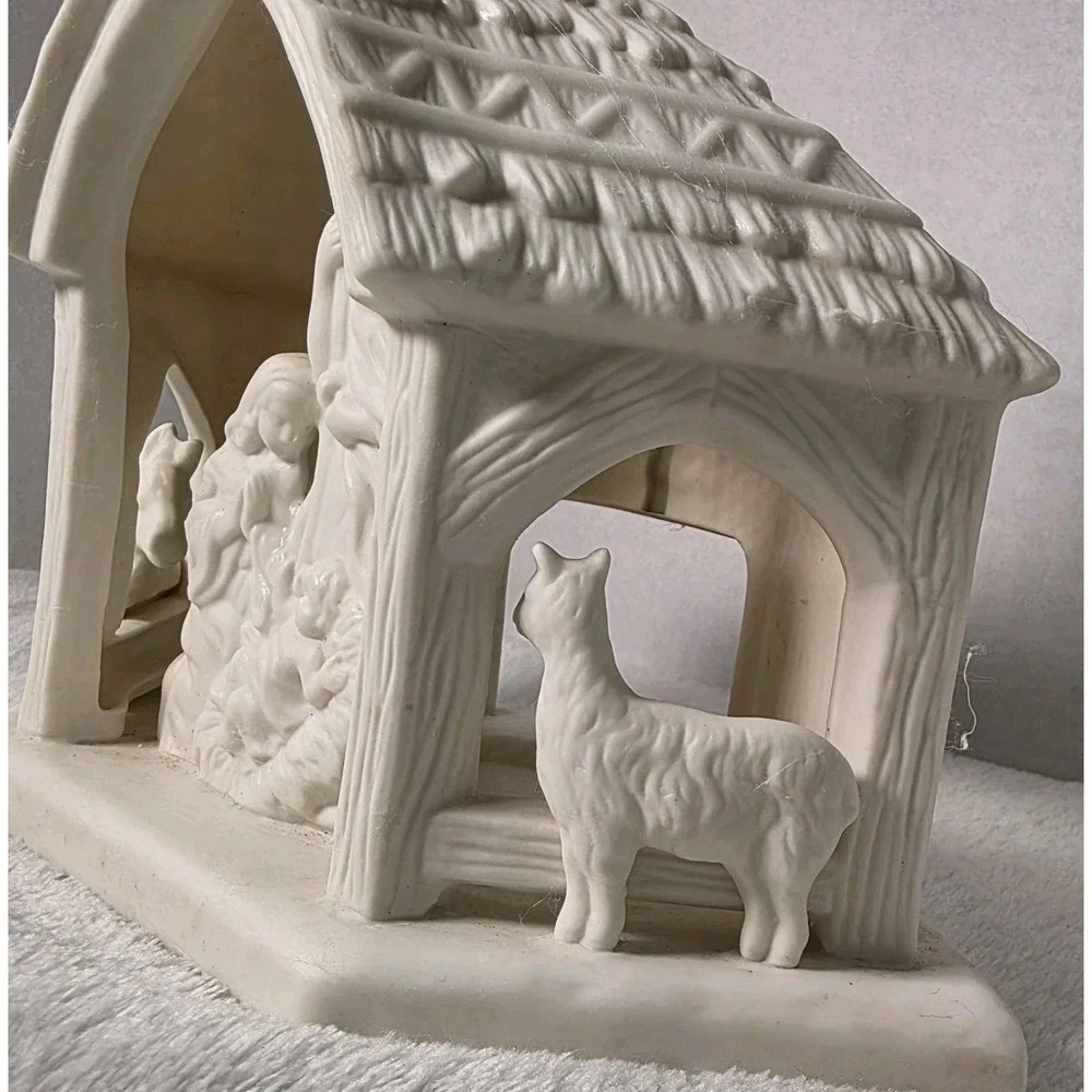 PartyLite nativity candle