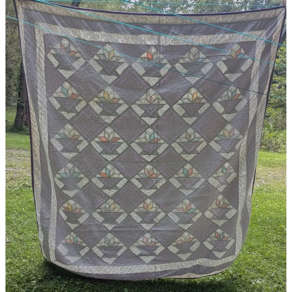 Handmade vintage quilt