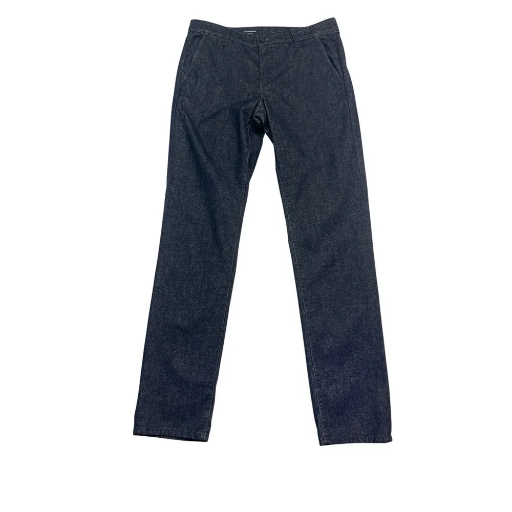 AG Adriano Goldschmied‎ 33x34 Black Heather Marshall Slim Chino Pants Stretch