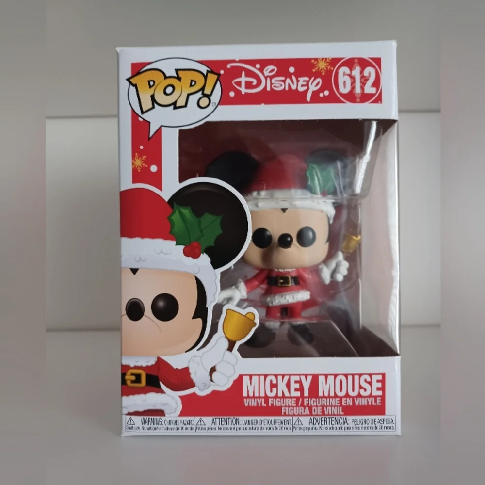 Mickey Mouse Santa Christmas Holiday 612 Vinyl Figure Funko Pop Collectible Toy