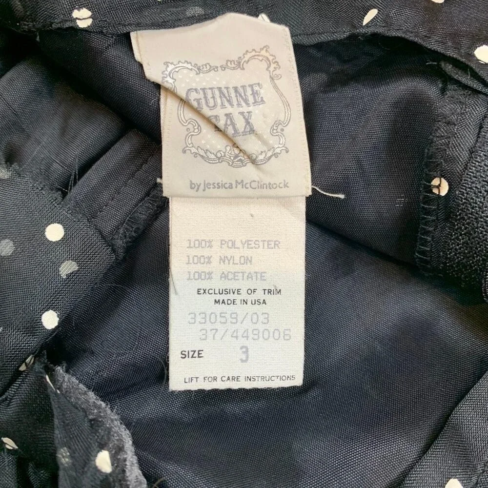 Gunne Sax polka dot