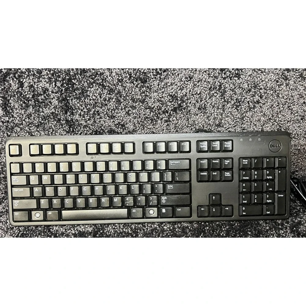 Dell Wired Keyboard KB4021 - Used Tested Working - has both feet‎