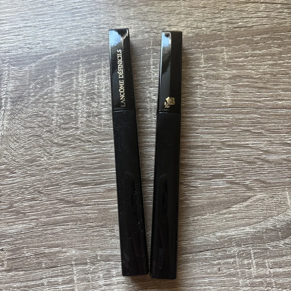 FULL SIZE LOT OF 2 Lancome Definicils High Definition Mascara Black, 0.20 Oz