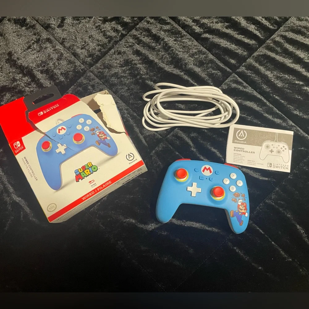 PowerA Wired Controller for Nintendo Switch - Brick Breaker Mario
