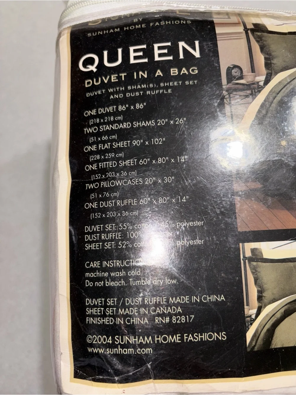Signature by Sunham Home Fashions - Queen Duvet in a Bag