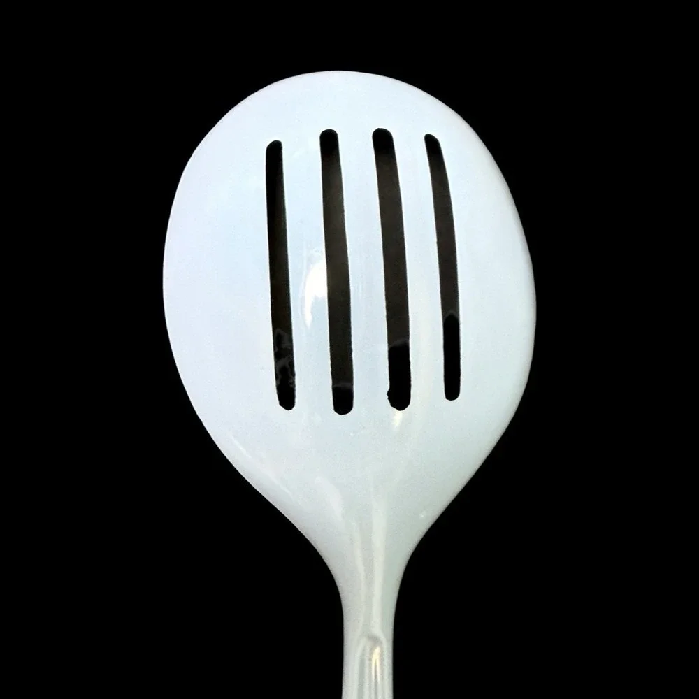 Copco Vintage Light Blue Melamine Slotted‎ Spoon