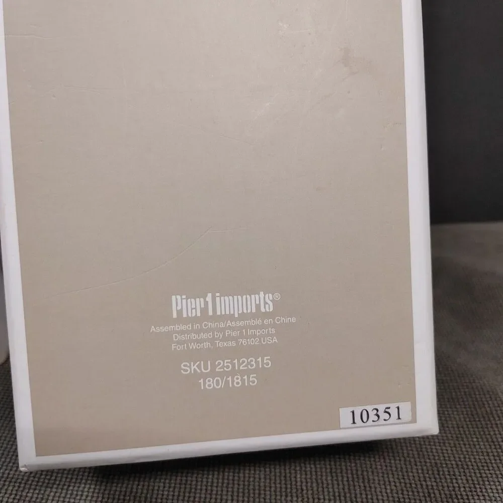 Pier 1 Imports box still