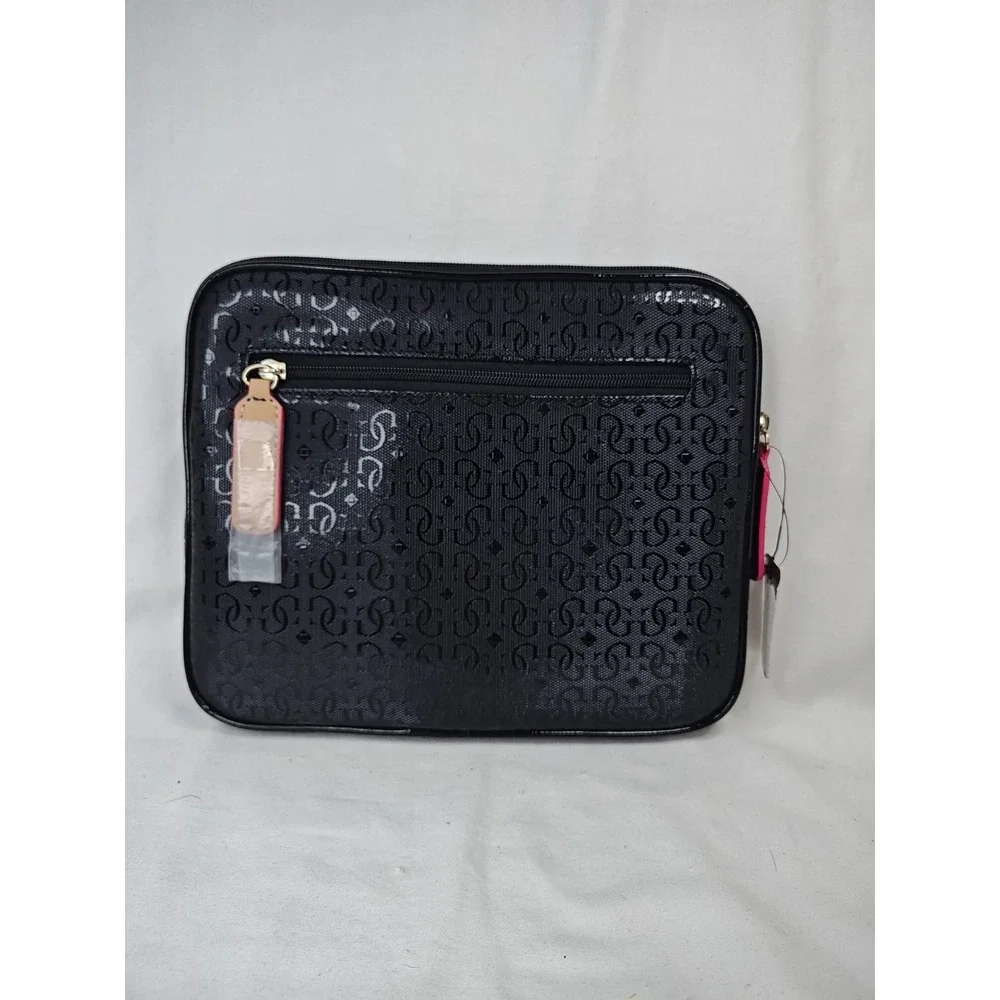 NWT GUESS Frosted Black Tablet‎ iPad Laptop Sleeve Case Pouch Bag