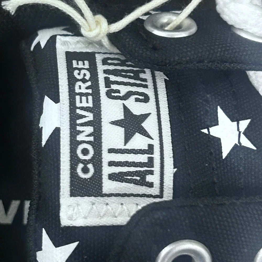 Converse print sneakers