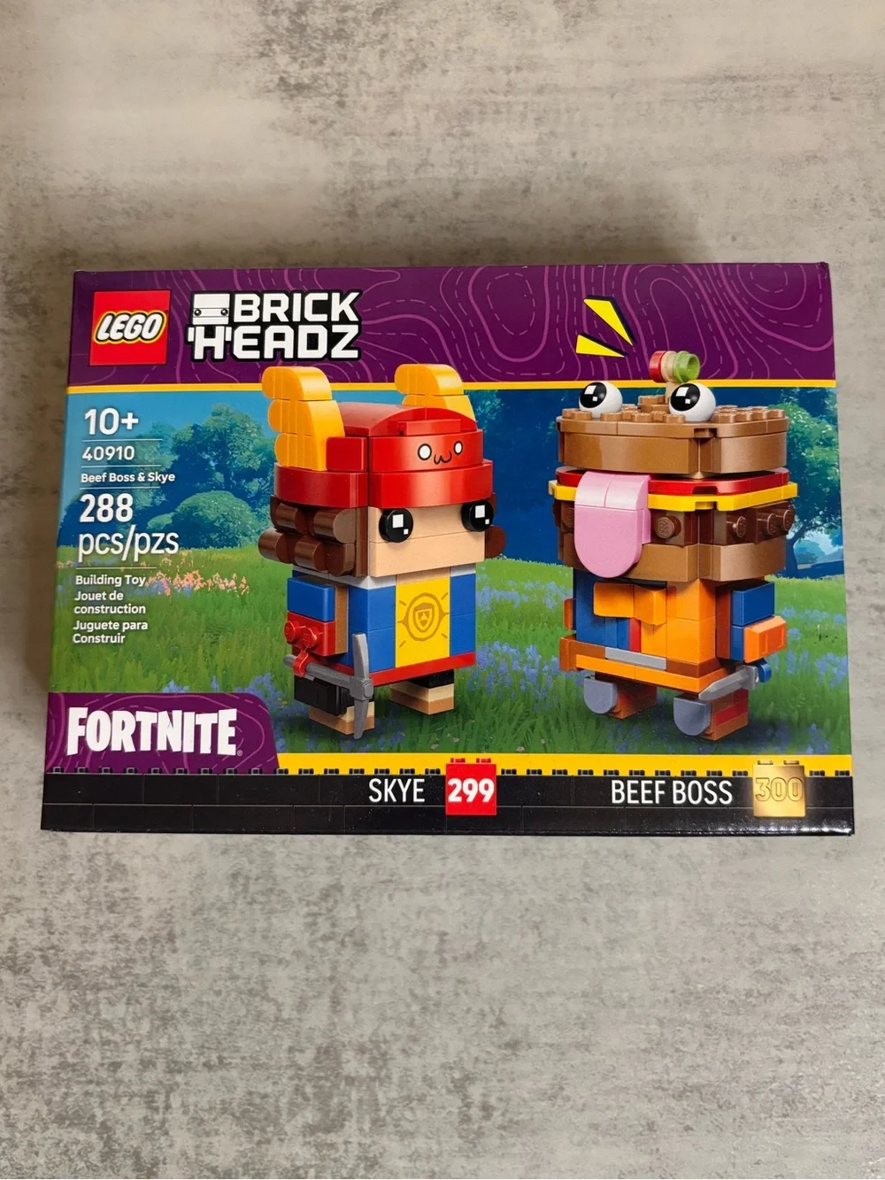 Lego Fortnite BrickHeadz Beef Boss and Skye Set (#40910)