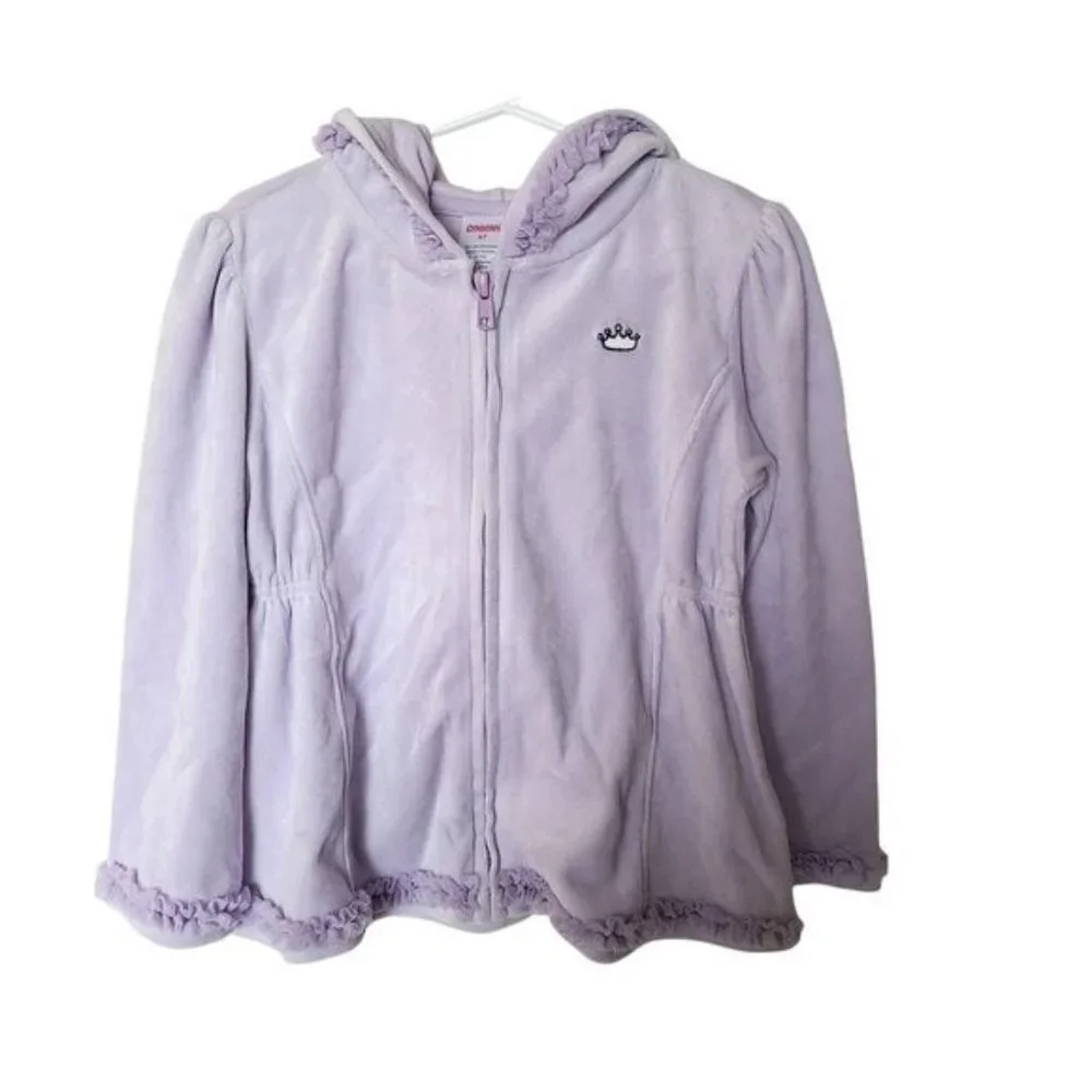 Gymboree Hoodie 5T Girls NWT Velour Tulle Ruffle‎ Dance Team Puple Lavender