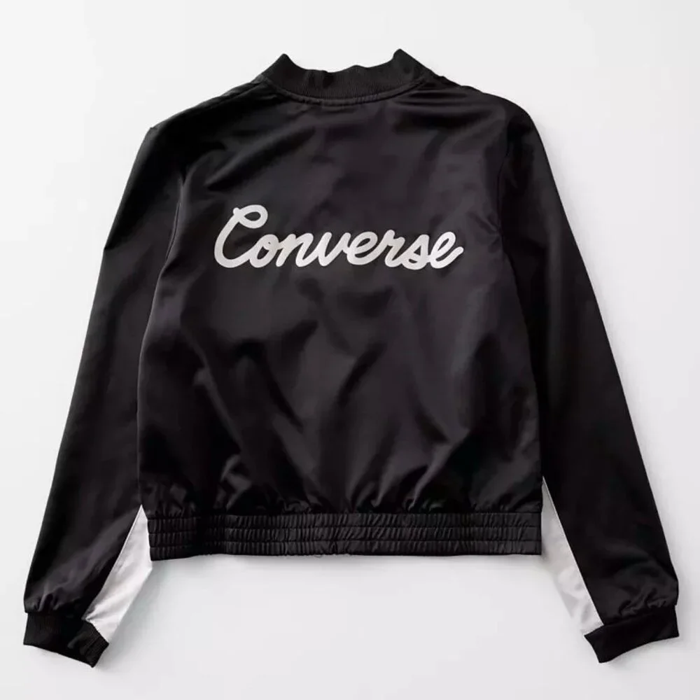 Converse girls black