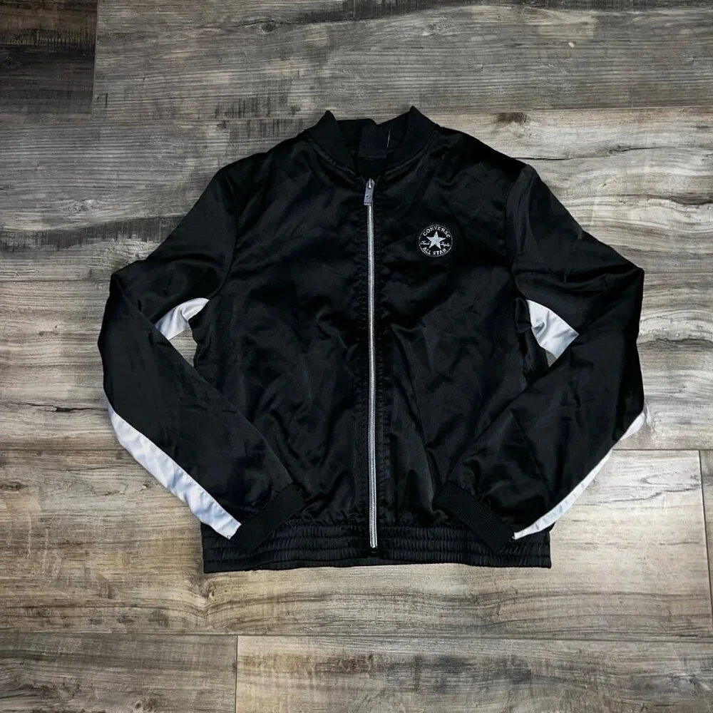 Converse girls black