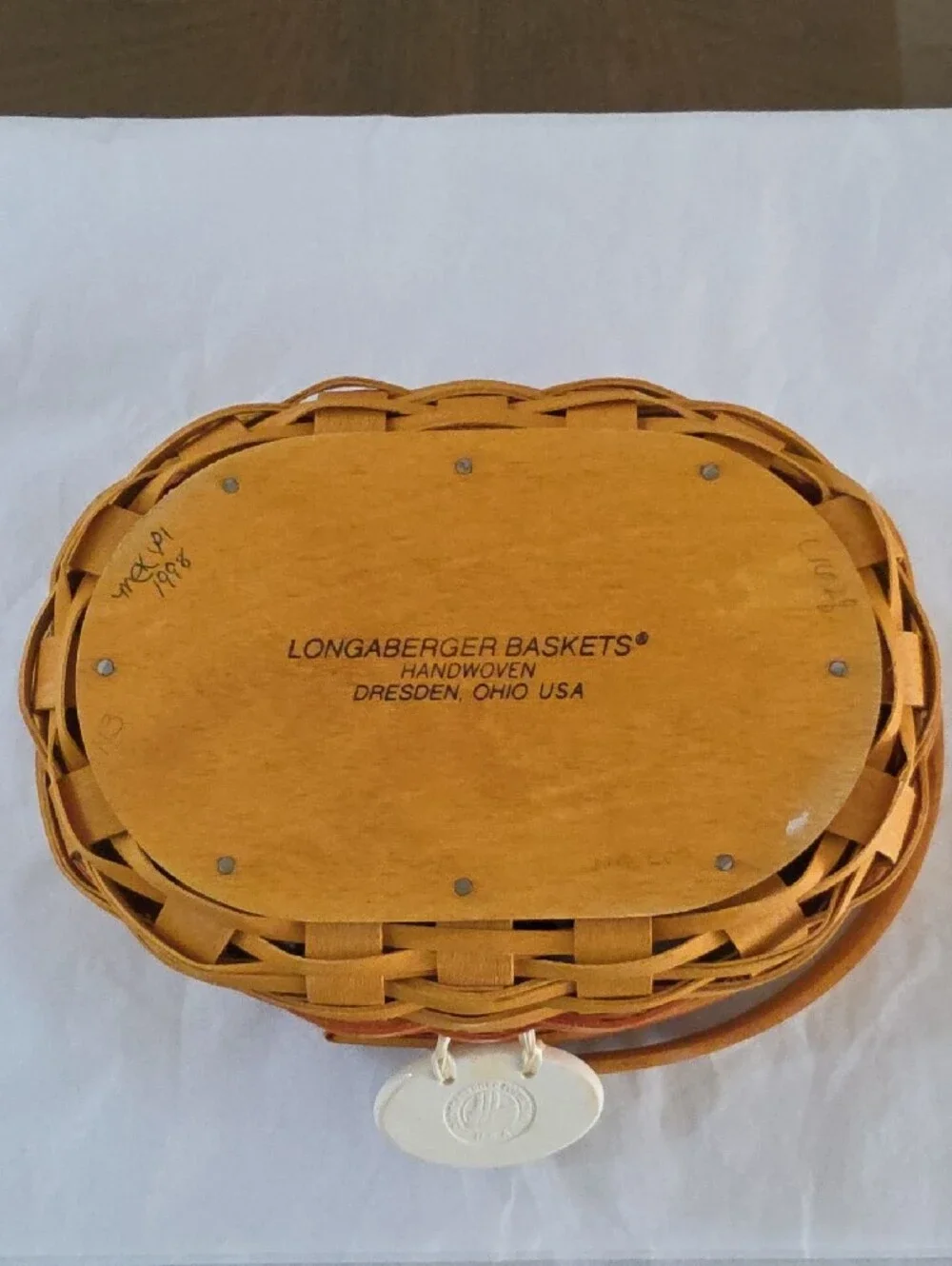 Longaberger woven basket
