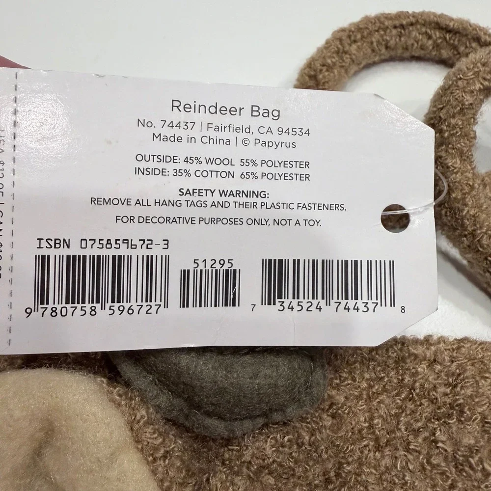 Papyrus reindeer bag
