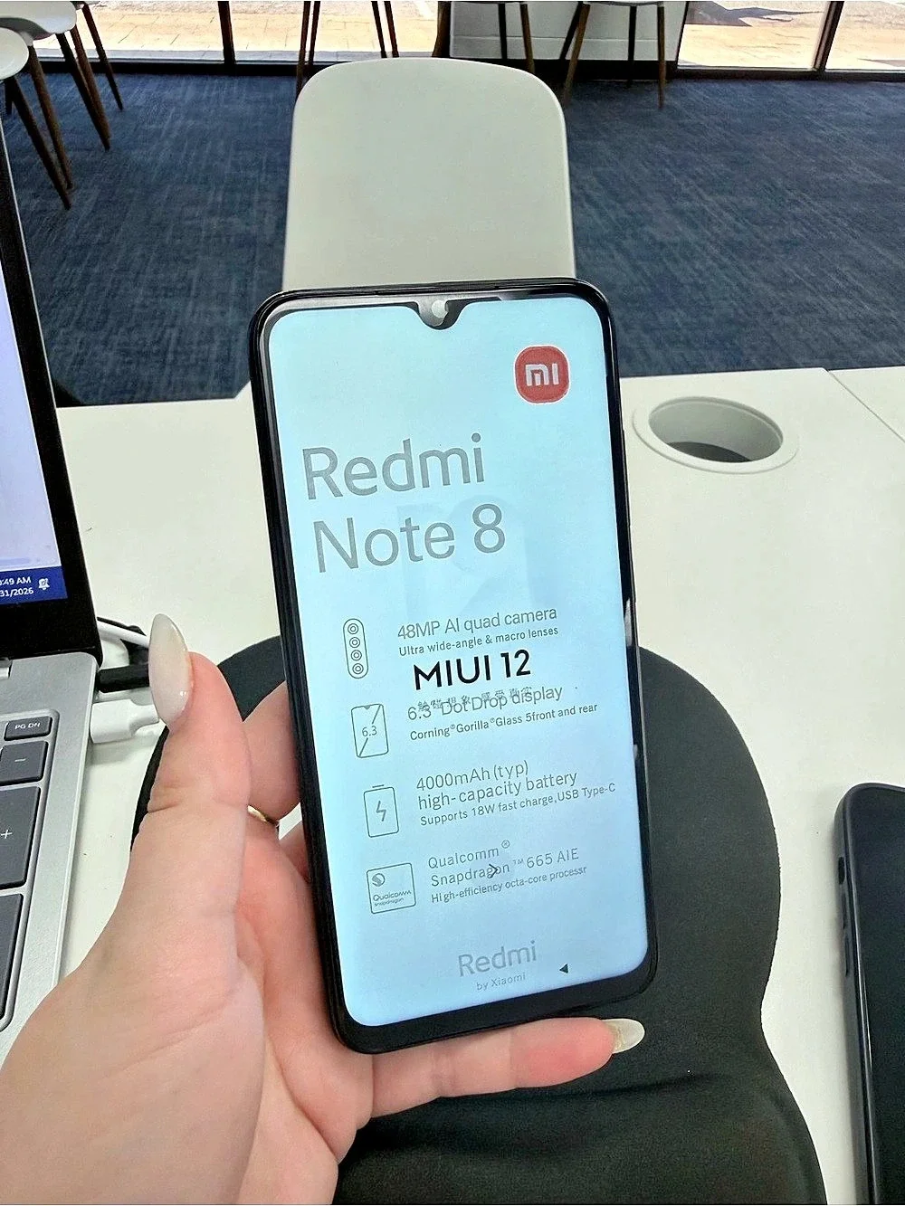 Xiaomi Redmi Note 8 Black Unlocked Smartphone NWT