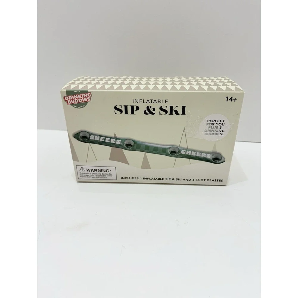 Sip & Ski,‎ Includes 1 Inflatable And 4 Shot Glasses.