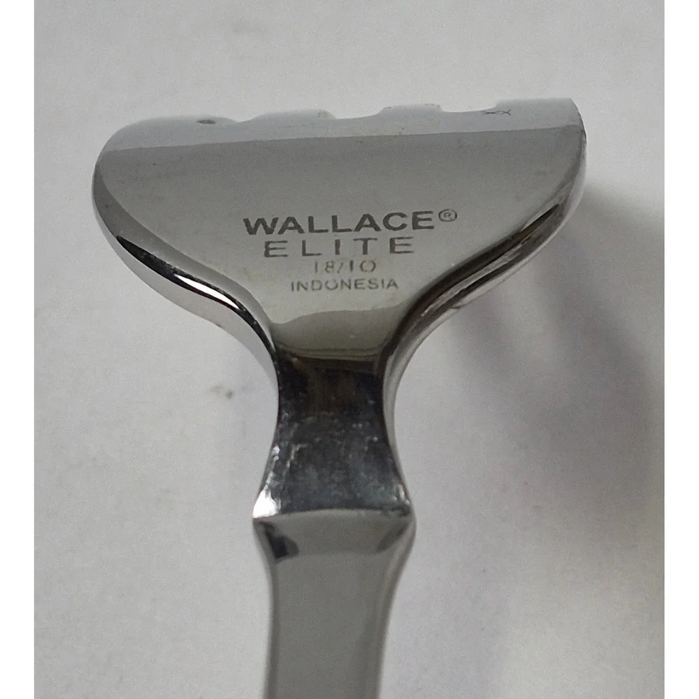 Wallace Elite 18/10 Stainless Flatware Continental Bead 4 Piece Set Forks Spoons