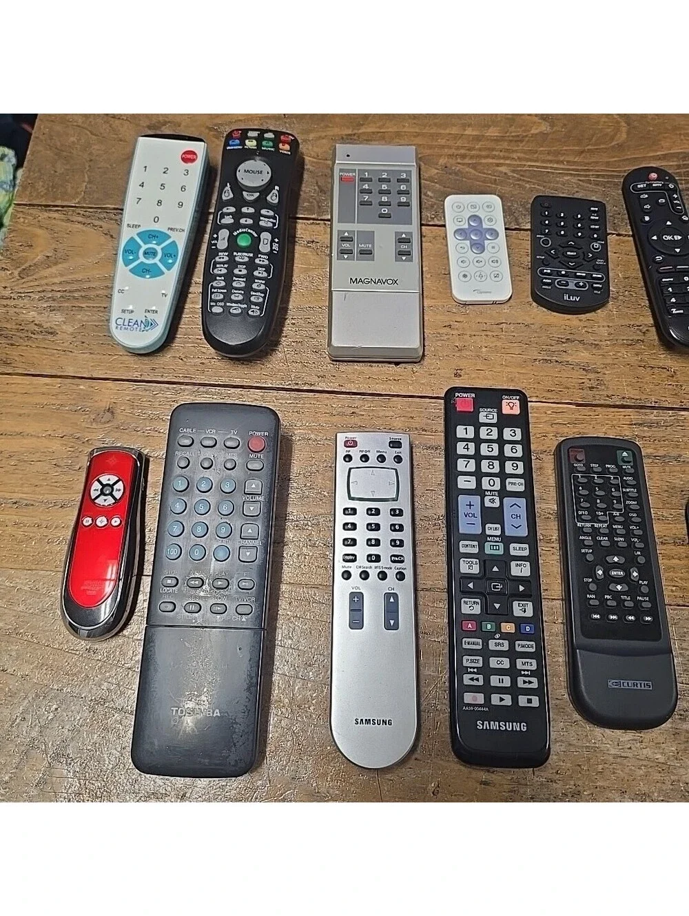 Lot of 20 Mixed Remote Controls Samsung LG Akai Curtis Magnavox Toshiba