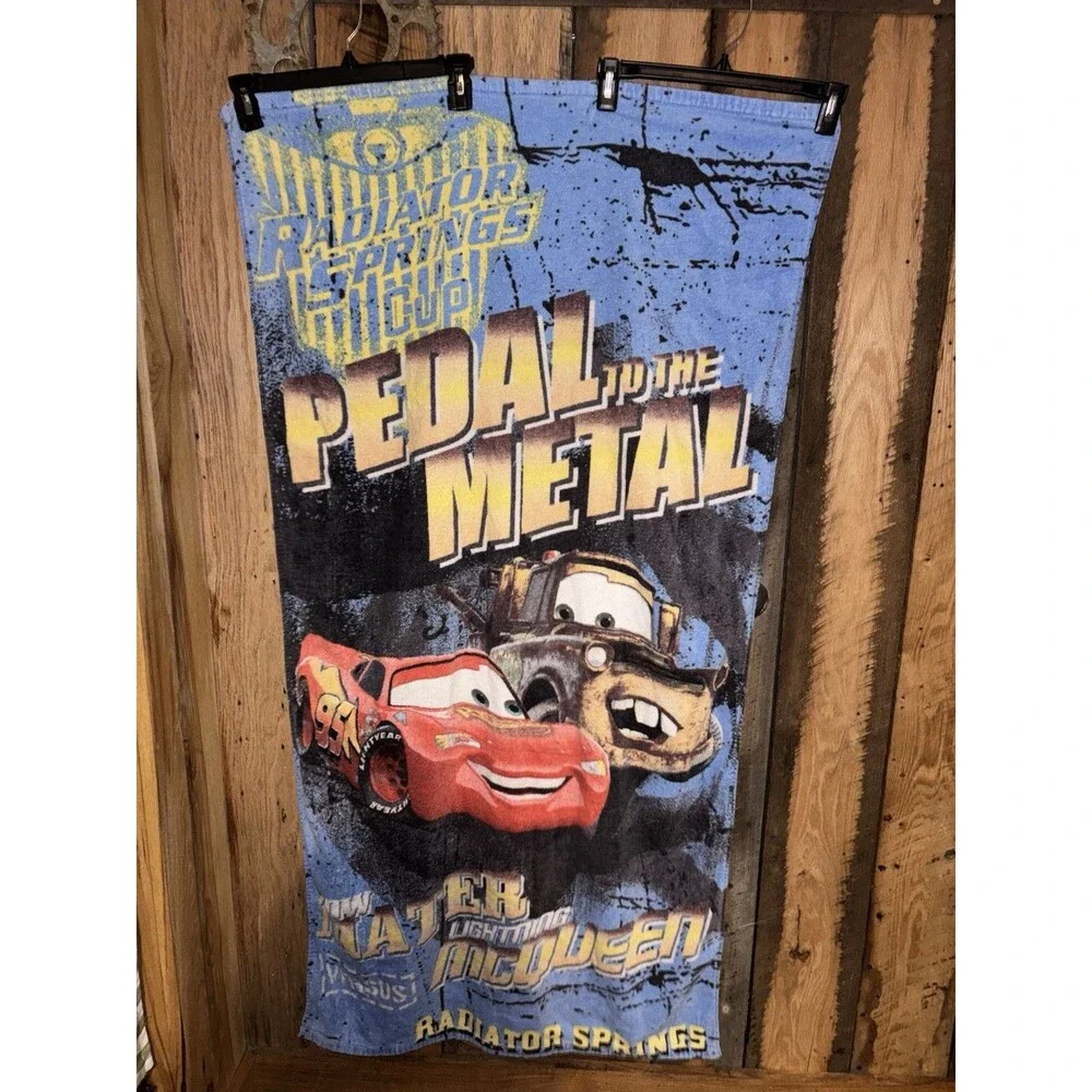 Disney Pixar Cars Pedal To The Metal Beach Towel 56