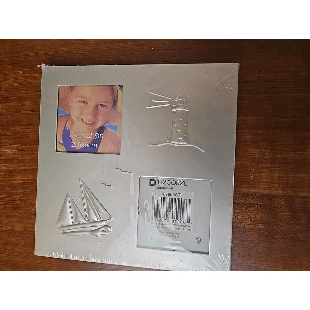 Lot of 4 MCM Silver Gold Tone Picture Frames FETCO 4x6 3x5‎ New