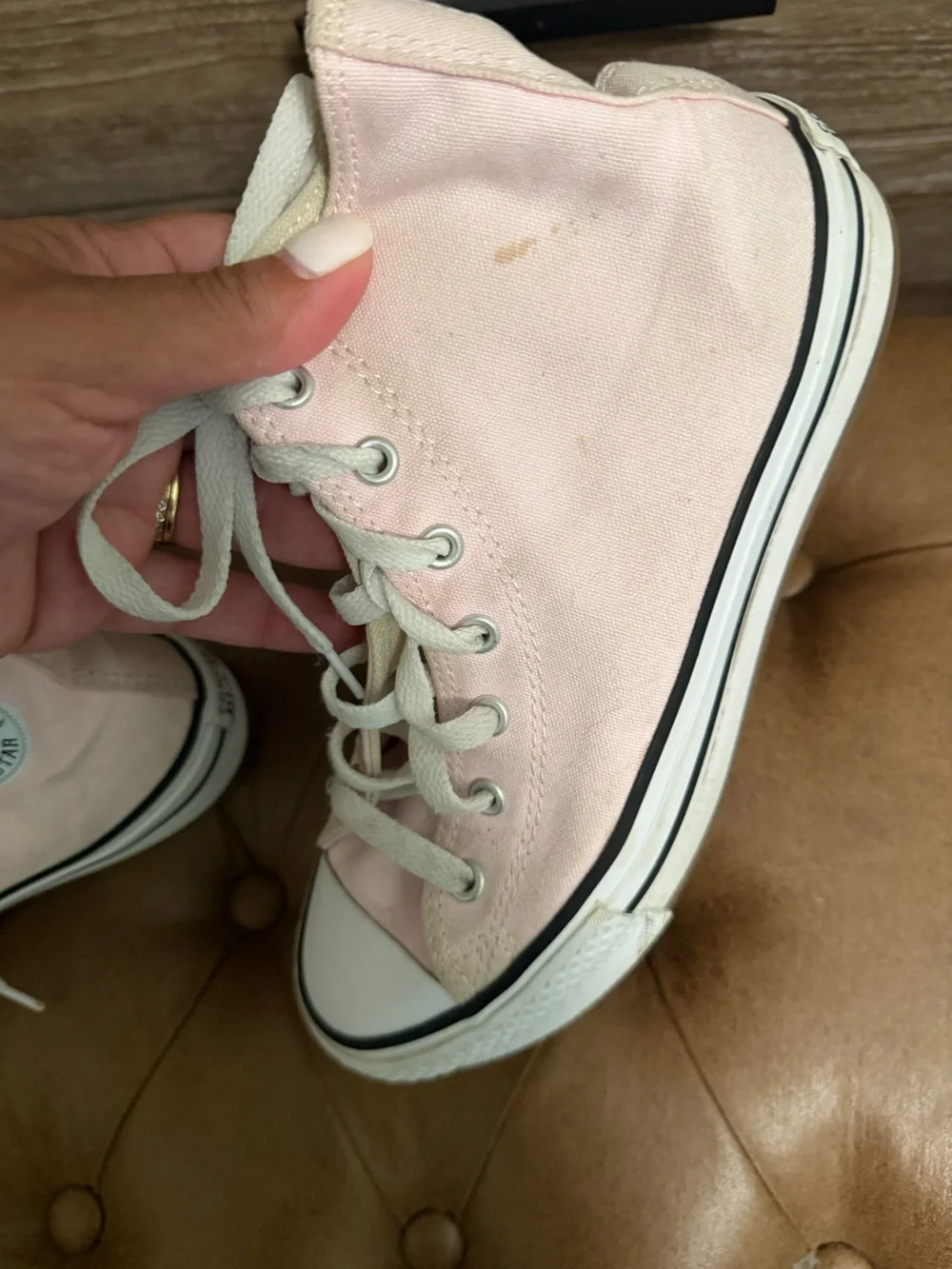 Converse girls pink